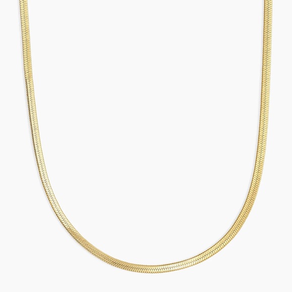 Gorjana 18k Gold Plated Mini Herringbone Necklace - Picture 6 of 7